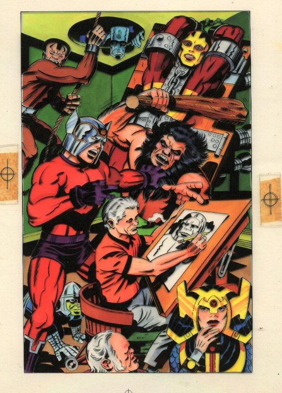 Jack Kirby Color Self Portrait Circa S In Corey Dvorkin S The King Jack Kirby And